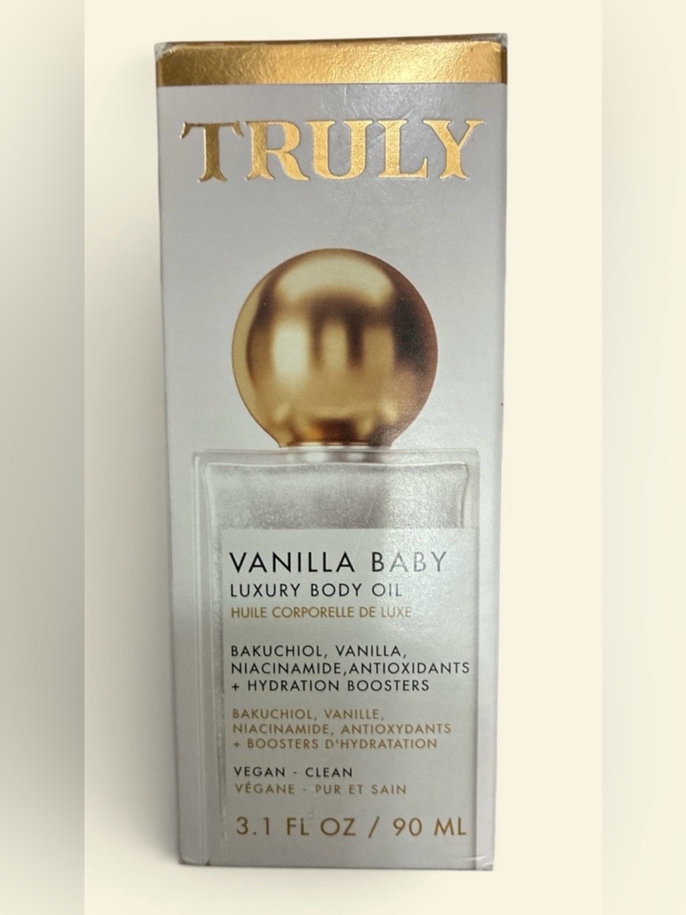 TRULY Vanilla Baby Luxury Body Oil  New!